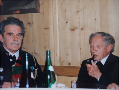 Helmut Plunser und Dekan Praxmarer