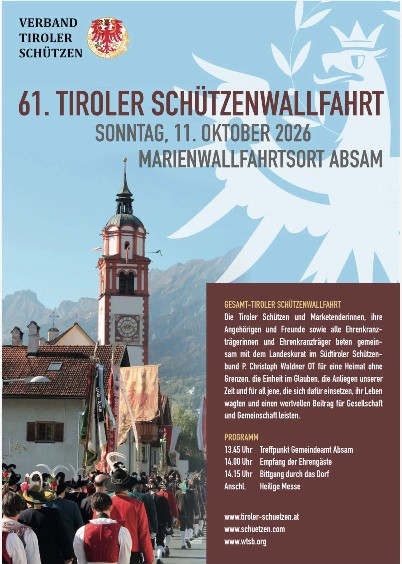Schützenwallfahrt in Absam 2026